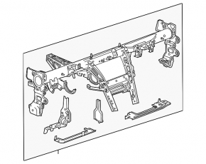 Under-torpedo pipe reinforcement Chevrolet Volt 16-