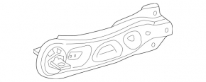 Rear left longitudinal control arm Mercedes CLA 14-19