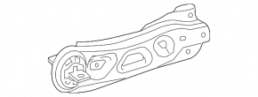 Rear left longitudinal arm Mercedes GLA 14-20