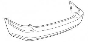 Bare rear bumper for Lexus RX300 98-03