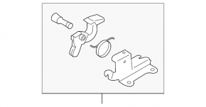 Subaru Outback 15-19 Interior Fuel Filler Door Handle