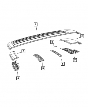 Metal roof Jeep Renegade 15-23 for panorama, sawn off, butt
