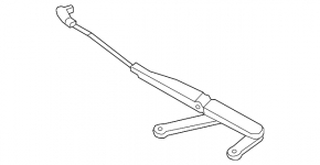 Right wiper arm VW Touareg 11-17