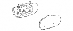 Toyota Rav4 06-08 instrument cluster