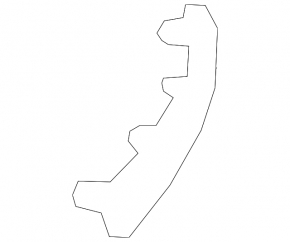 Reflector rear left GMC Terrain 18-
