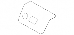 Shifter cover for automatic transmission Hyundai Sonata 11-15