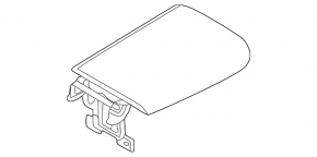 Hyundai Tucson 22-24 black armrest