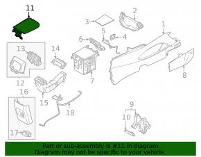 Hyundai Tucson 22-24 black armrest