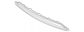 Lower grille of the front bumper Hyundai Sonata 15-17 SE fractures