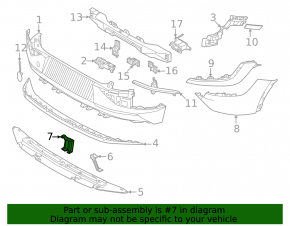 Kia EV6 22-24 Rear Bumper Guard Mount (Central)