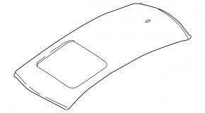 Roof metal Audi A4 B9 17-25 under the hatch, sedan, butt