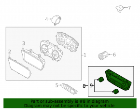 Climate control Hyundai Sonata 15-17 manual useful chrome