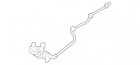 Rear seat lock left W213 E 17-23 with cable