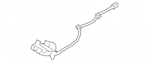 Rear seat lock left W213 E 17-23 with cable
