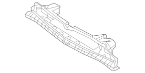 Lower front bumper bracket for Mercedes GLE 63 16-19 AMG pack