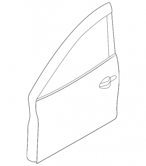 Door bare front right Mazda 3 19- 4d