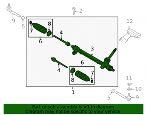 Mazda MX-30 22-26 Power Steering Rack