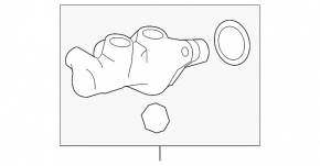 Mazda6 09-13 Brake Master Cylinder with Reservoir