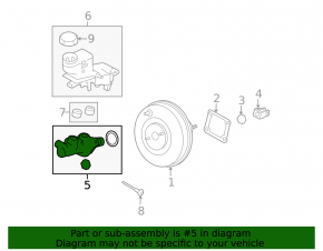 Mazda6 09-13 Brake Master Cylinder with Reservoir