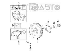 Mazda6 09-13 Brake Master Cylinder with Reservoir