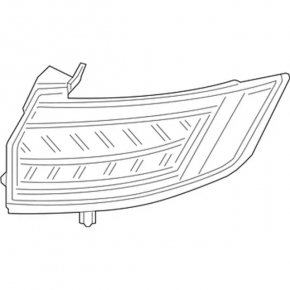 Outer wing lamp left Ford Edge 15-18 pre-rest Sport, Titanium