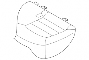 Rear row of seats 2 row Mazda CX-5 19-22 leather brown