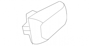 Front right door handle cover for Land Rover Discovery Sport 17-21 white 867