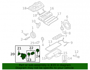 BMW 3 E90 E92 07-12 N51 N52 Oil Filter Housing