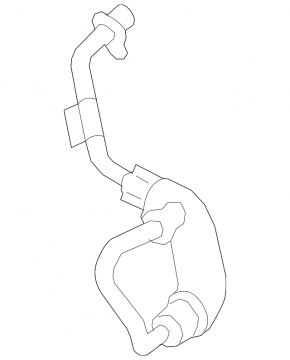 BMW 3 F30 17-18 B46 Turbo Cooling Pipe Supply