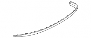 Volkswagen ID.4 21-22 rear bumper lip trim, gray structure
