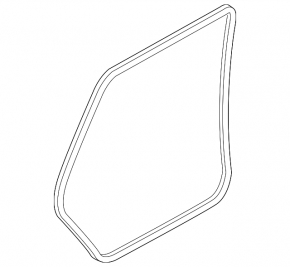 Door seal rear right Volvo XC40 19-25