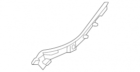 Right wiper grille seal Chevrolet Trax 17-22
