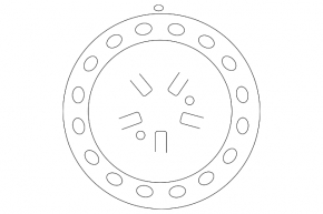 Wheel disk R16 5*114.3 Toyota Camry v50 usa iron