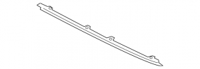Front bumper molding central BMW X7 G07 19-22 chrome