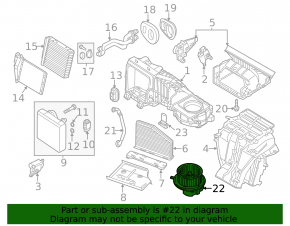 Heater Fan Motor VW Beetle 12-19