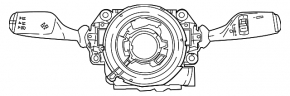 Steering column switch guitar assembly BMW X3 G01 18-24 for high beam
