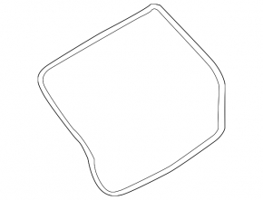 Rubber Seal Trunk Door Subaru Impreza WRX GH 08-14 5d