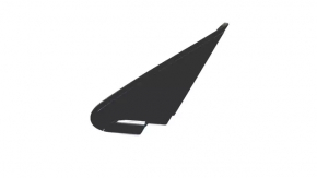 Wing molding corner left Subaru Forester 14-18 SJ with chrome