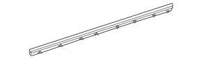 Inner glass seal for the front right door of a Lexus CT200h 11-17