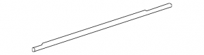 Door-glass molding, central rear right, Toyota Avalon 13-18, chrome