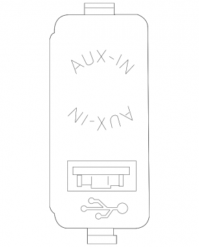 USB AUX Block BMW i3 14-20