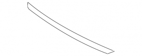 Upper rear bumper trim Kia Sorento 19-20 Sport