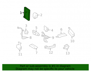 Computer assy, smart key Lexus ES350 07-12