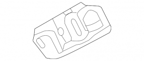 Infiniti QX30 17- Trunk Door Lock Hook