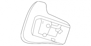 Right steering column paddle shifter for Kia Sorento 2021-2025