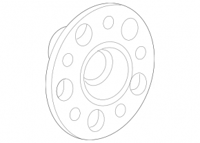 Mercedes W211 AWD front left wheel hub