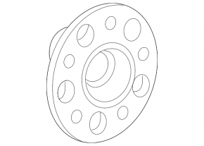 Mercedes W211 AWD front left wheel hub