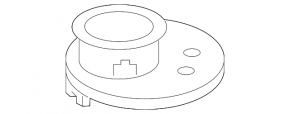 Mercedes S-class W222 14-20 washer reservoir cover lower part