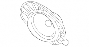 Rear left speaker Mitsubishi Galant 04-12