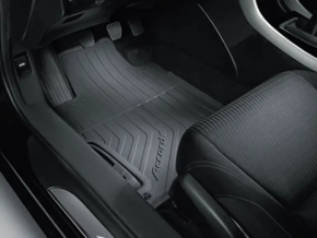 Set of floor mats for Honda Clarity 18-21 usa rubber black